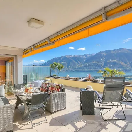 Apartment Panorama Maggiore Apartment With Pool In Locarno - Happy Rentals Locarno