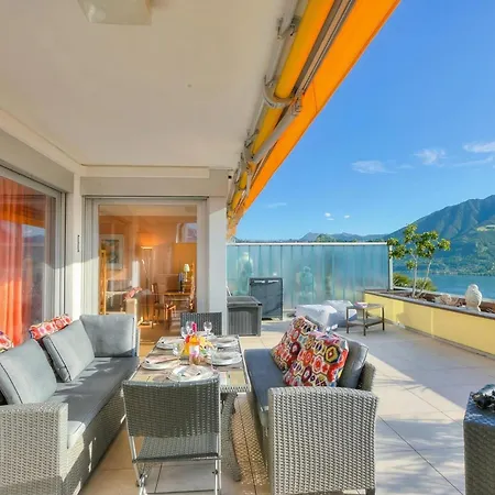 Panorama Maggiore Apartment With Pool In Locarno - Happy Rentals Apartment